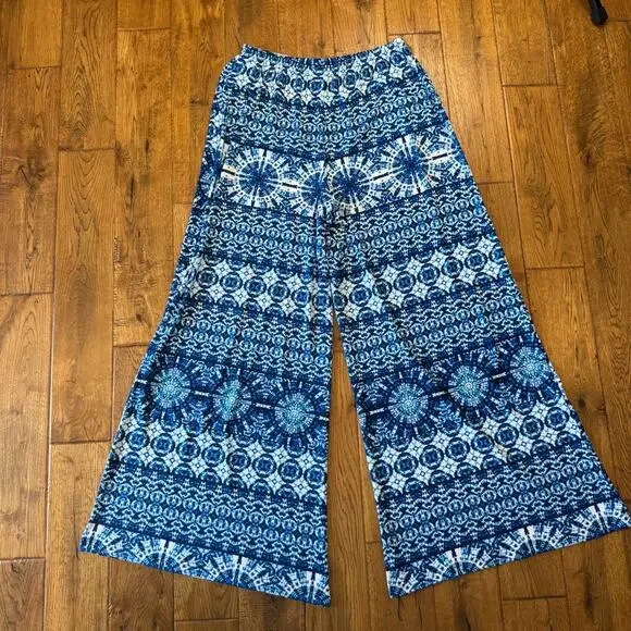 Lot of 3 Womens New Directions Wide-Leg Stretch Palazzo Pants and Blouse Sz L - Picture 13 of 13